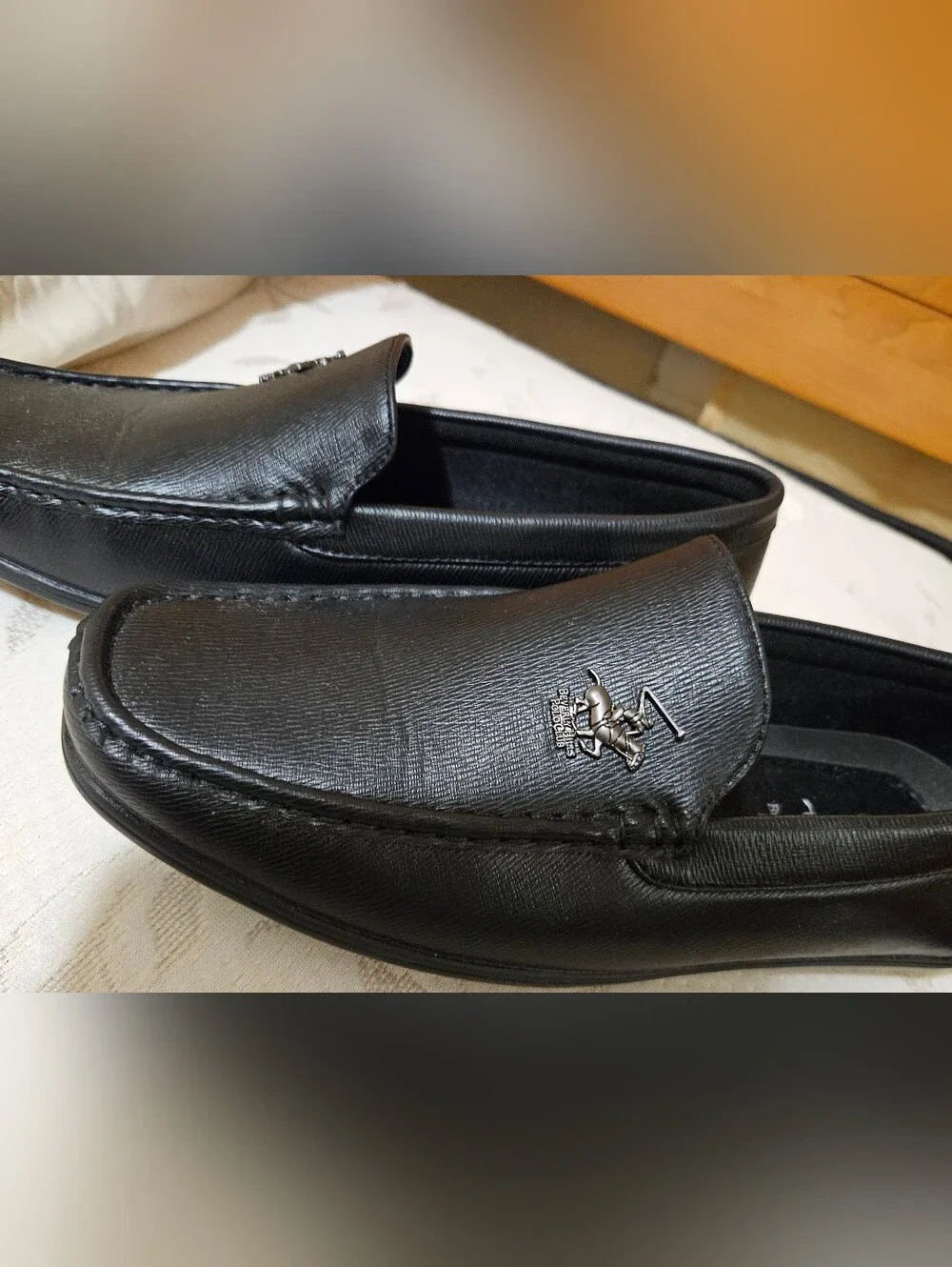 Beverly Hills Polo Club Men’s Black Slip-On Loafers (8)